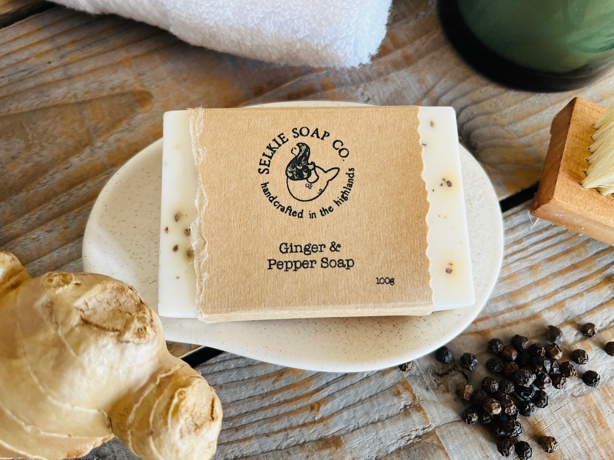 Black Pepper & Ginger Bar Soap