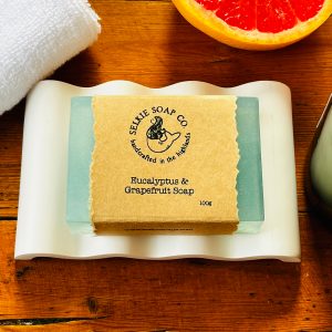 eucalyptus and grapefruit soap bar